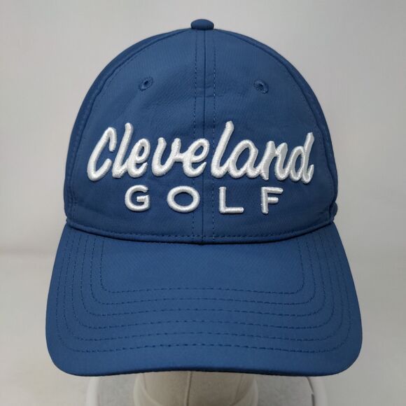 Cleveland Golf Strapback Hat Blue One Size Embroidered Logo 6 Panel - Picture 2 of 7